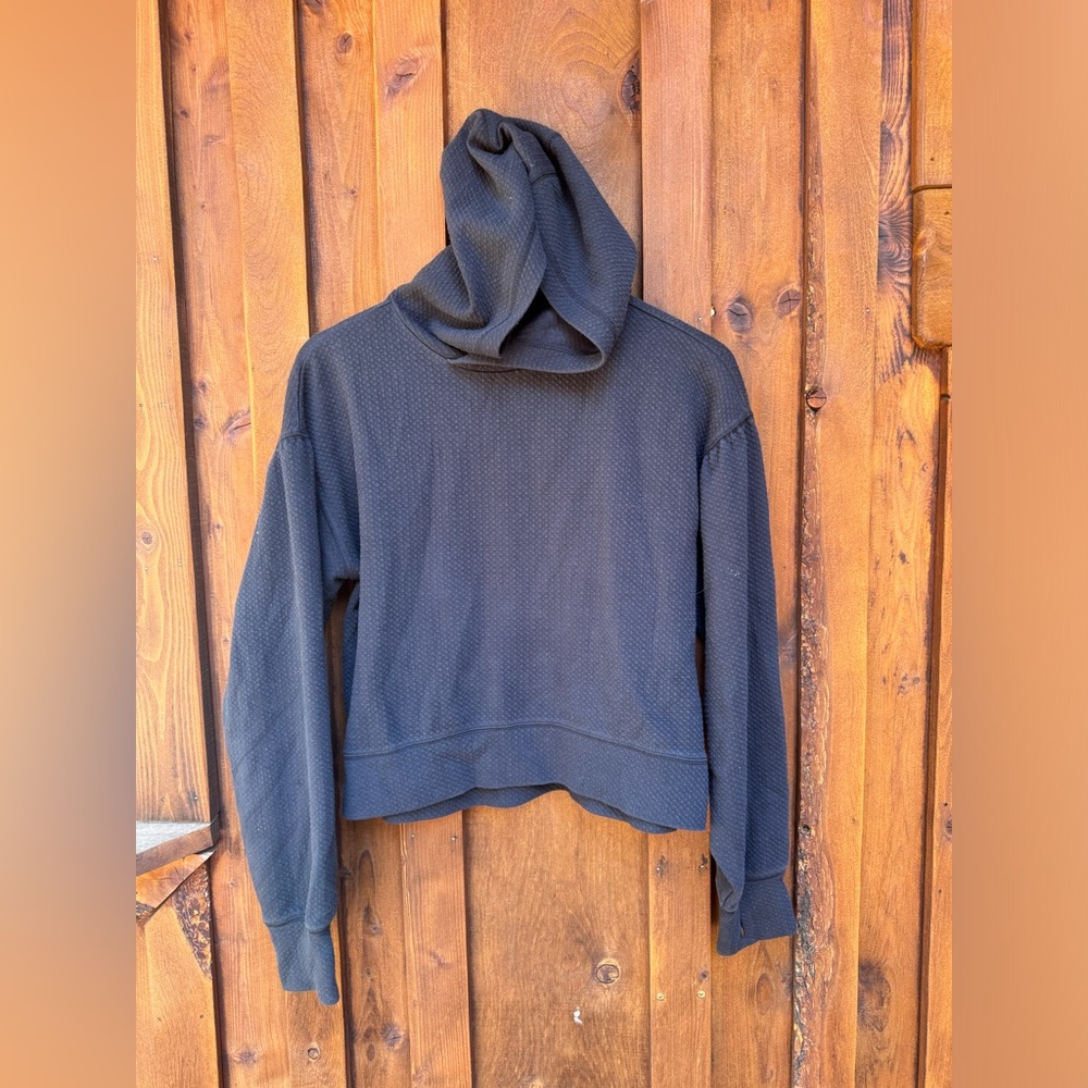 All In Motion Black Cropped Hoodie Size XS